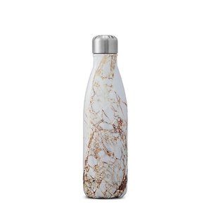 SWELL Calacatta Marble Gold 17 oz. Water Bottle
